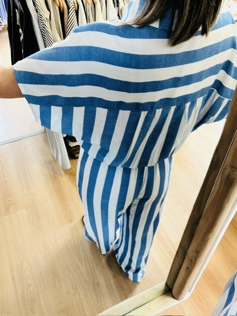 Blouse rayée élastiquée au dos Victoire