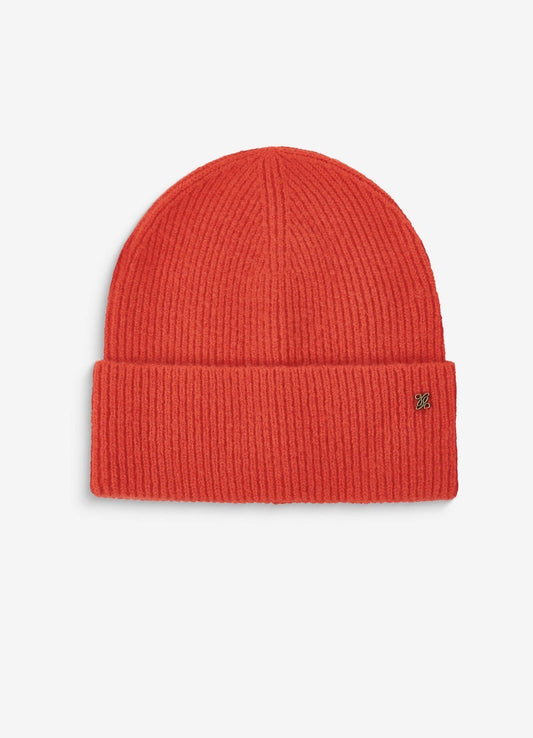 Duo bonnet et gants en maille sanguine Anicet