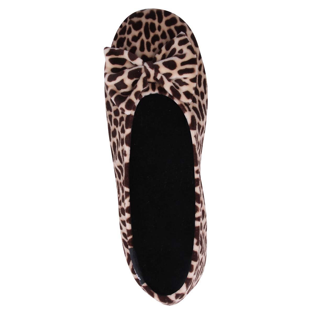 Chausson ballerines imprimé girafe