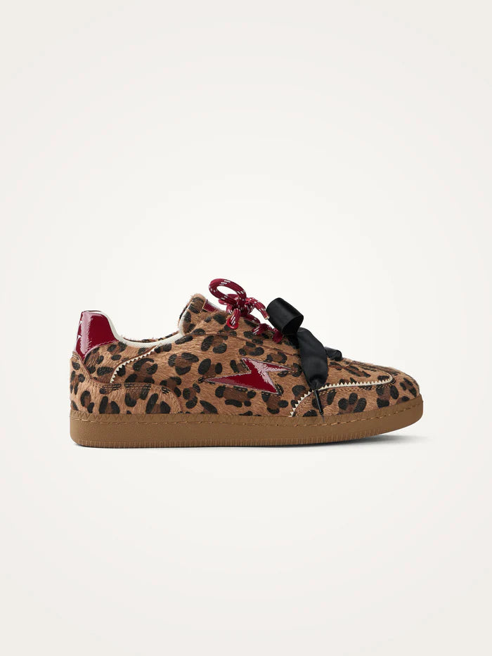 Baskets LÉO Léopard & Rouge | Sasa x Vanessa Wu