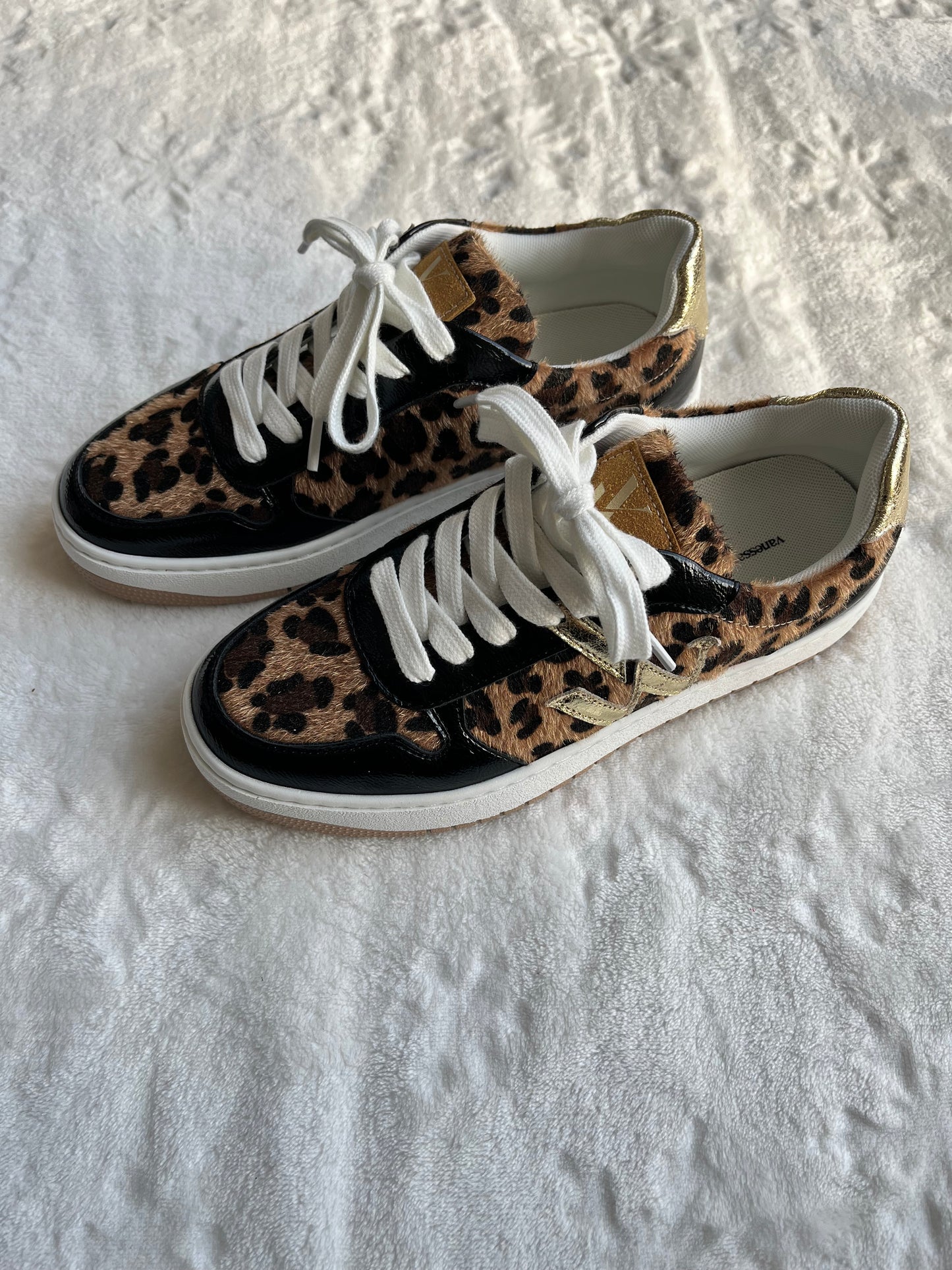 Baskets Kasia imprimé léopard