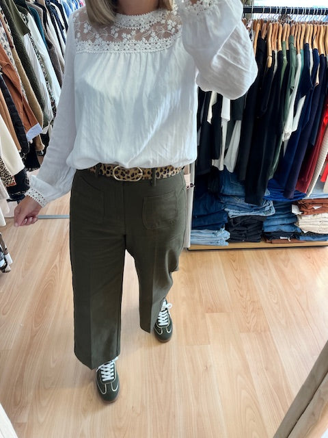 Pantalon vert forêt Sole