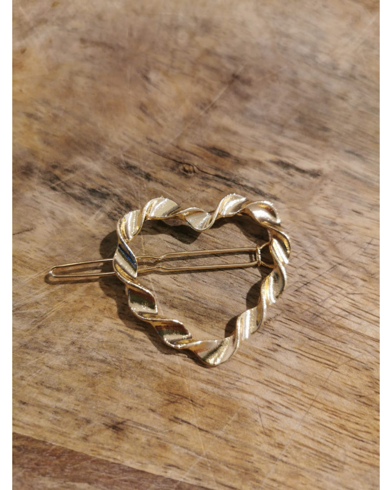 Barrette en forme de cœur