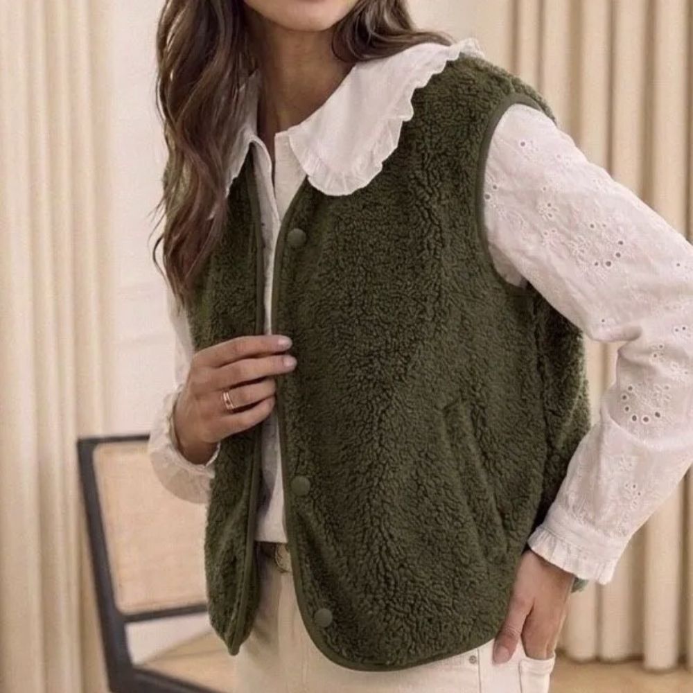 Gilet sans manches kaki Elvin