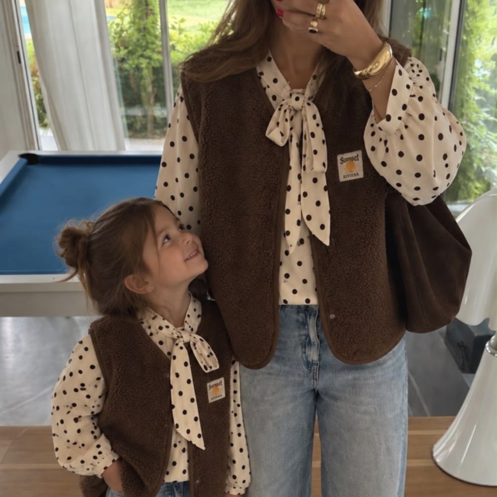 Gilet sans manches choco enfant