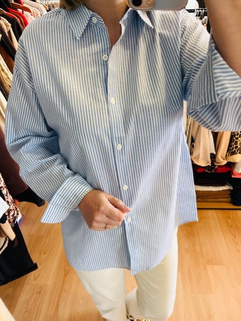 Chemise à rayures bleues Joy