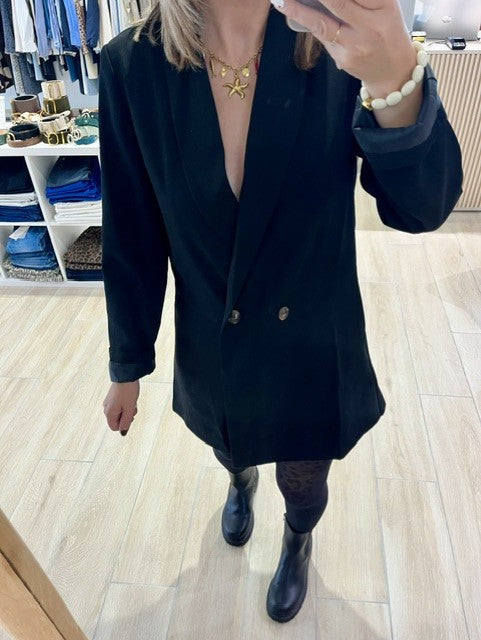 Combi-short blazer noir Sharonn