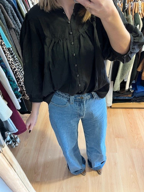 Jean évasé bleu Jaden