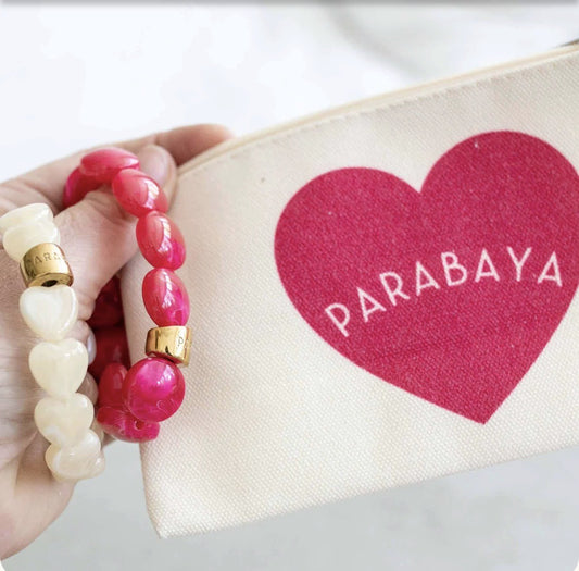 Bracelet Cœur crème