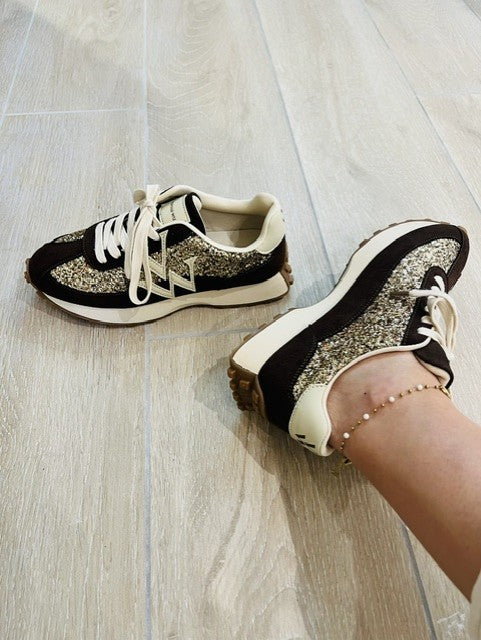 Baskets FLOW Initials marron