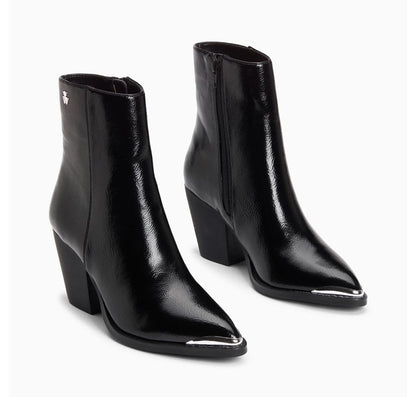 Bottines Amandine Vanessa Wu - bottine santiag - bottines vernis noires