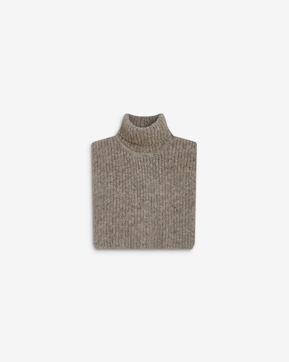 Snood tricoté taupe Ansel
