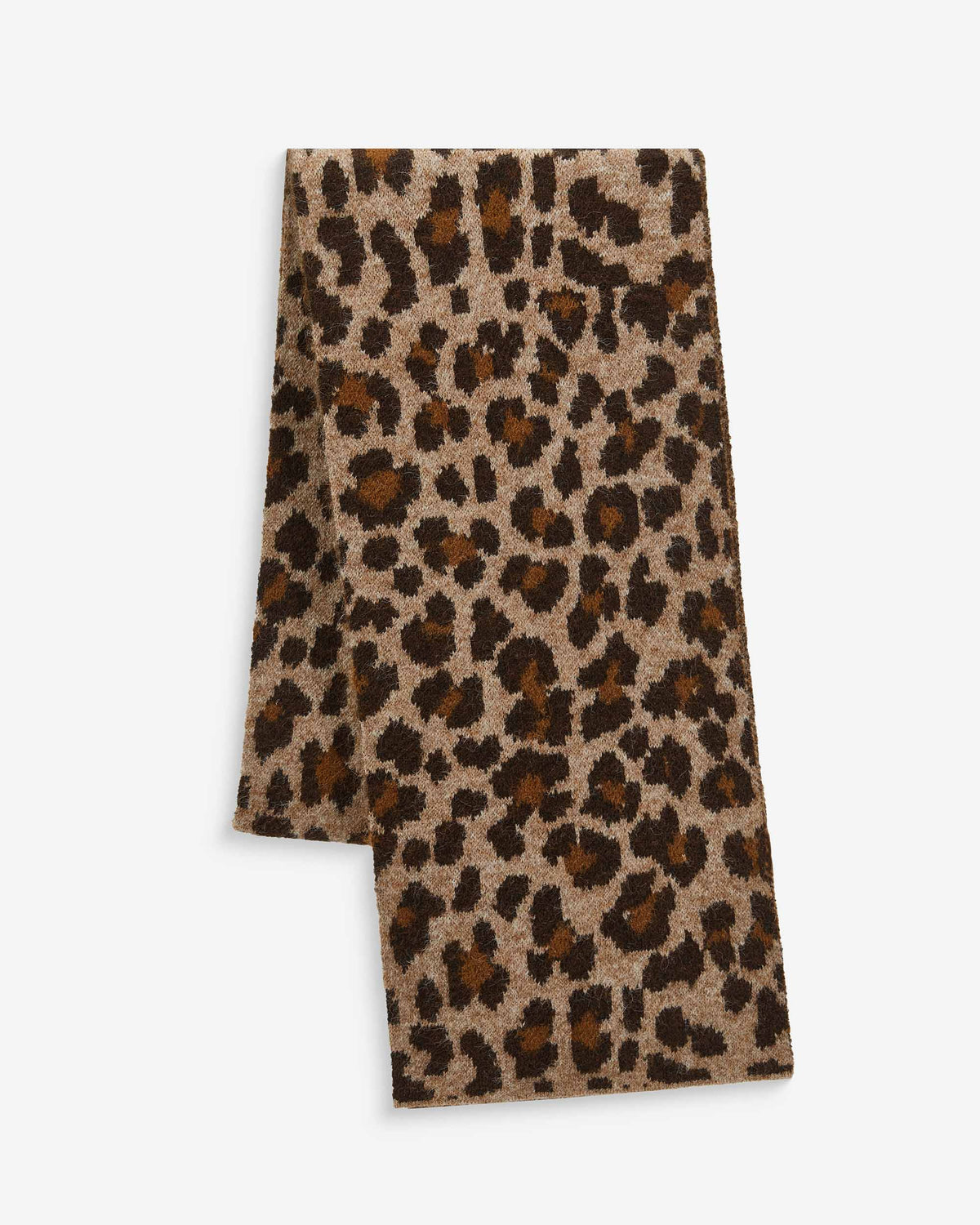 Écharpe jacquard imprimée leo Adra