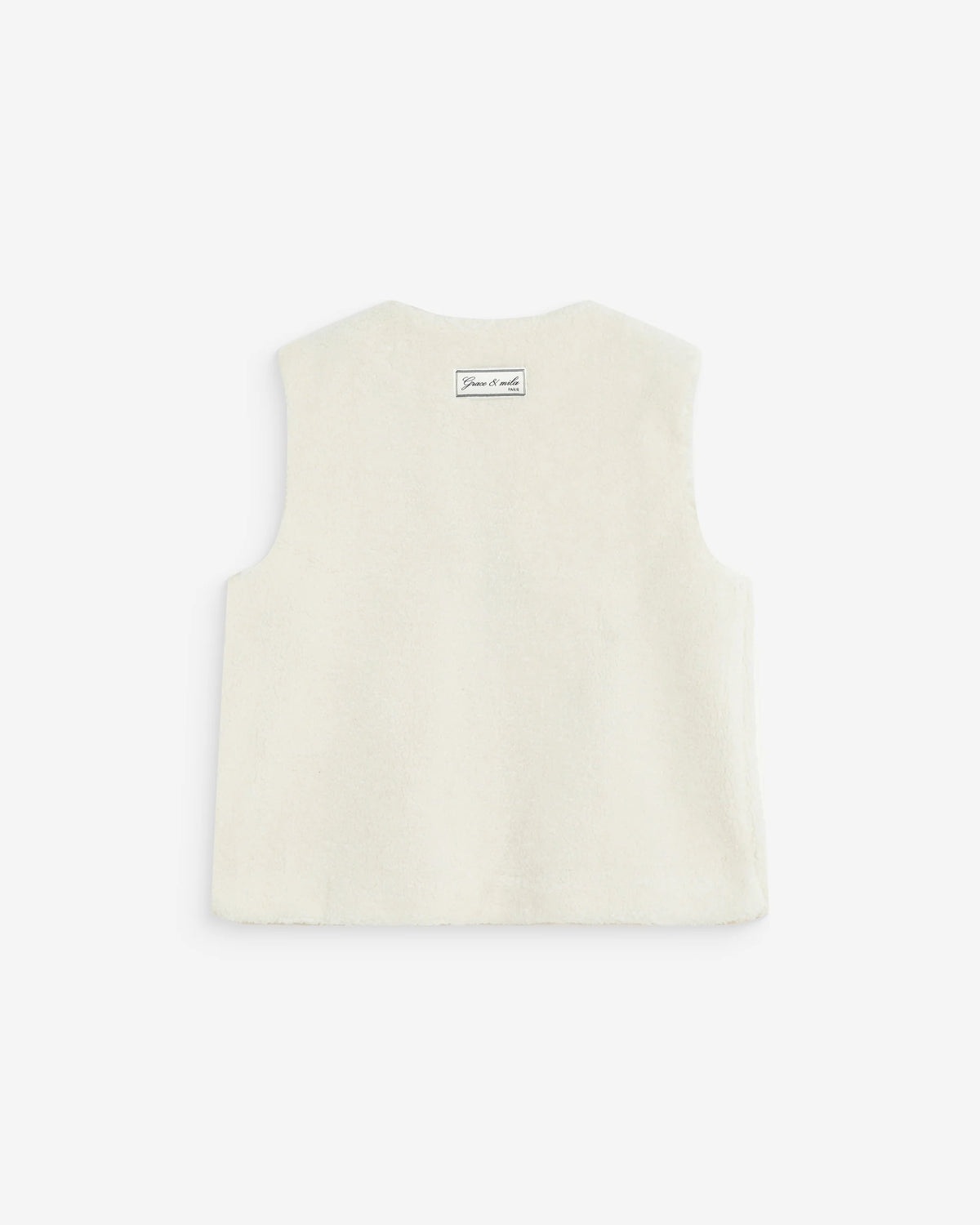 Veste sans manches écru Avery