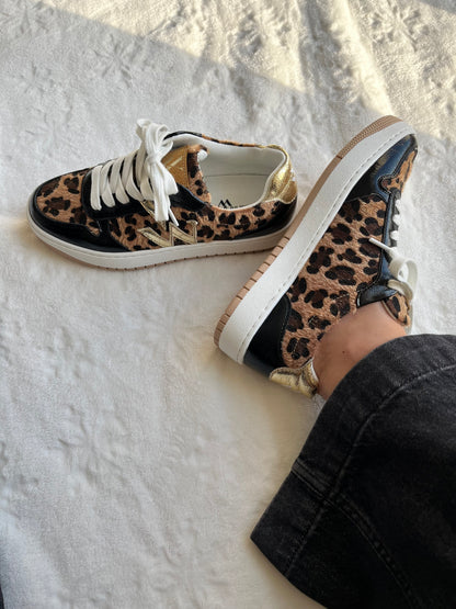 Baskets Kasia imprimé léopard