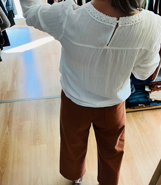 Blouse blanche Constance