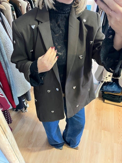 Top en dentelle noir Marica