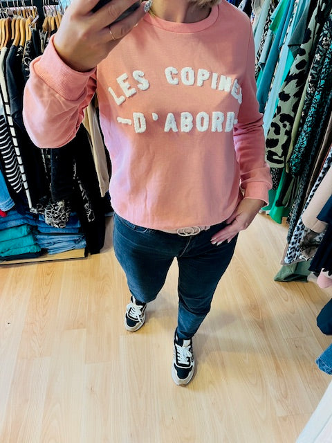 Sweat "Les copines d'abord"