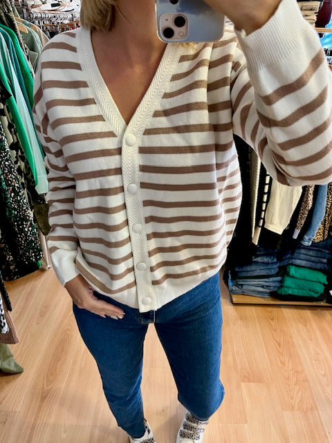 Gilet à rayures Manon