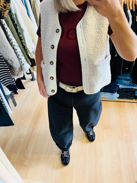 Jeans noir coupe balloon Elias 