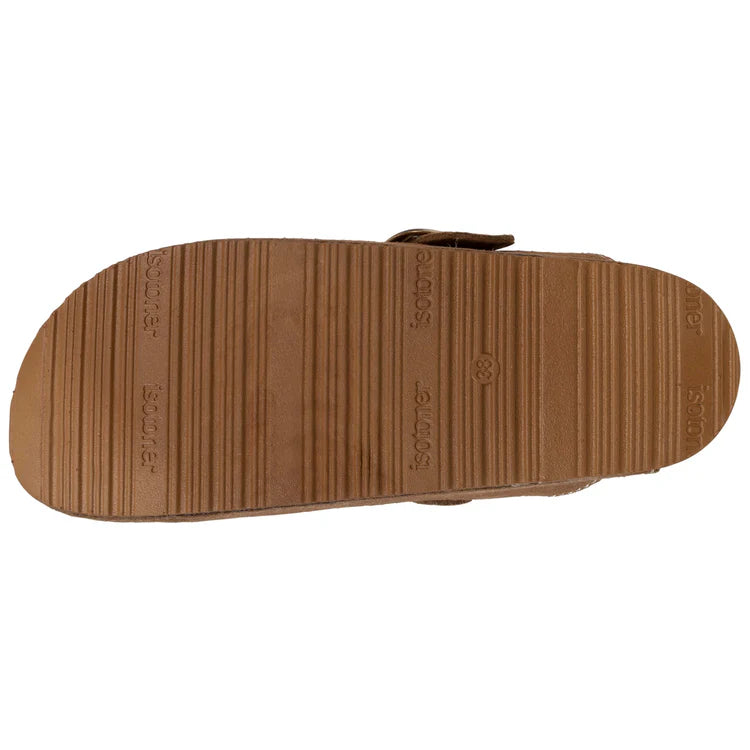 Mules fourrées camel Issiaka