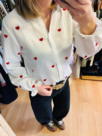 Chemise en gaz de coton Coup de cœur
