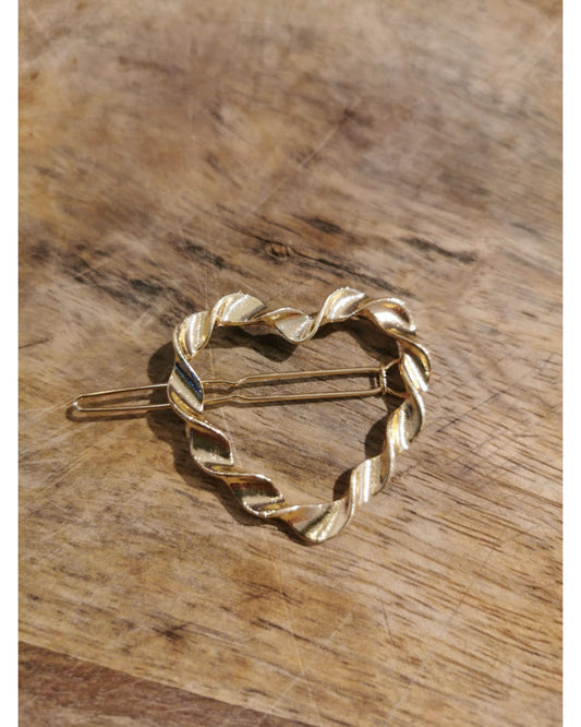Barrette en forme de cœur