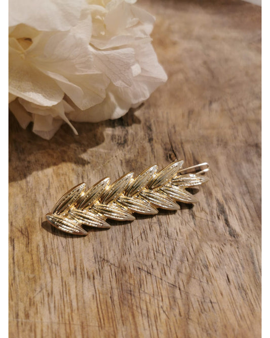 Barrette en forme épi de blé