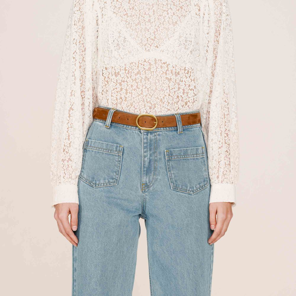 Ceinture chataigne Stallone