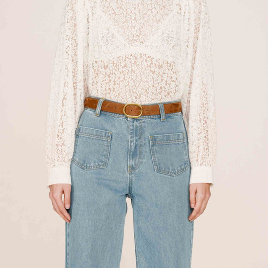 Ceinture chataigne Stallone