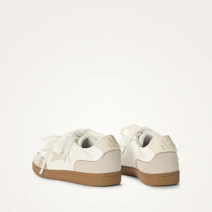 Baskets PERLA Blanc & Beige | Sasa x Vanessa Wu
