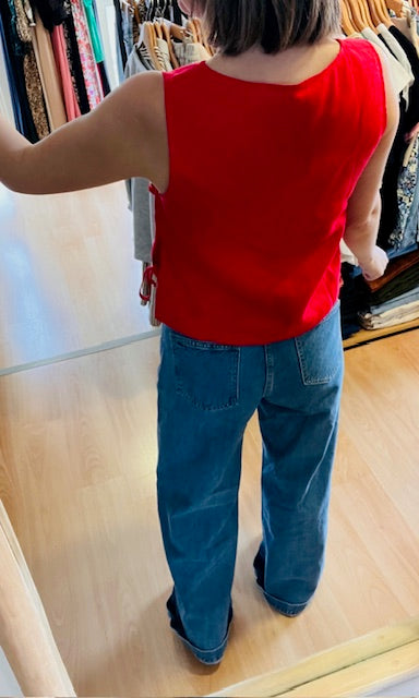 Top rouge Wesca