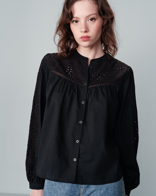 Blouse noir Nolisa