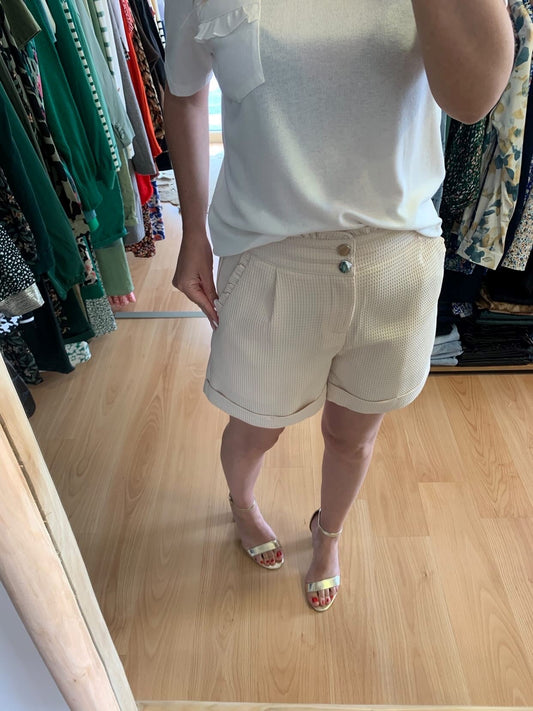 Short Hugo ecru