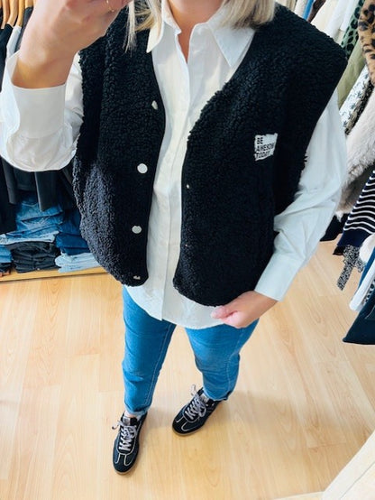 Gilet sans manches noir Arthur