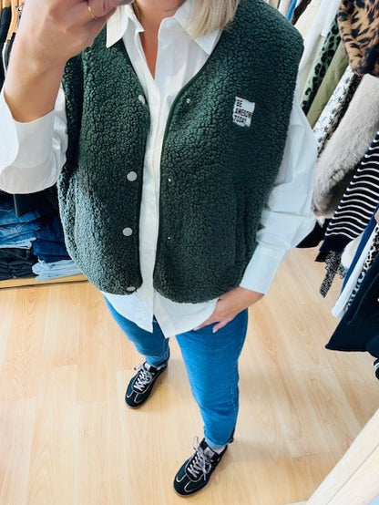 Gilet sans manches kaki Arthur