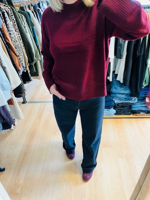 Pull bordeaux Salty