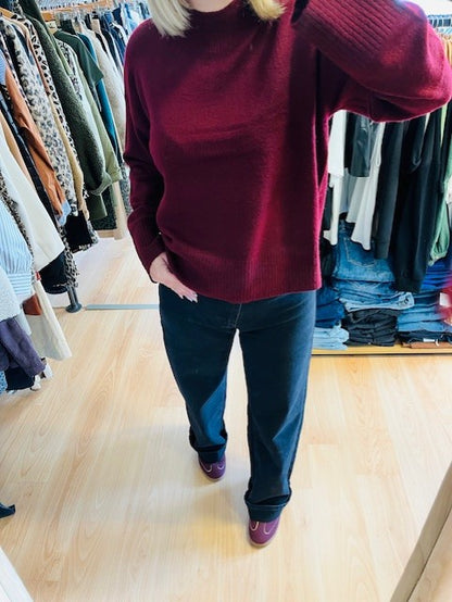 Pull bordeaux Salty