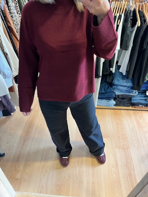 Pull bordeaux Salty