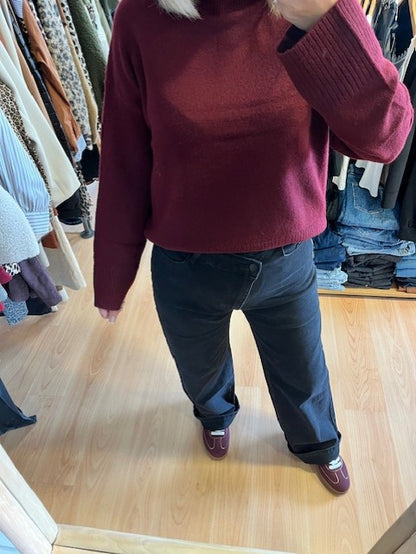 Pull bordeaux Salty