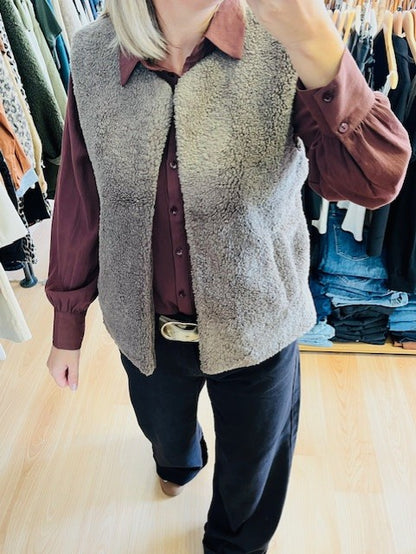 Chemise marron Casilla