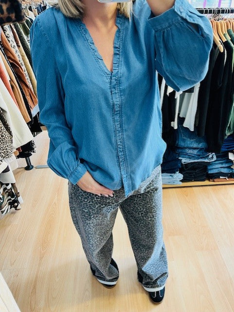 Blouse en jean Eloa