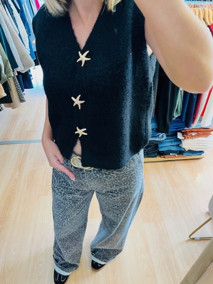 Gilet sans manches noir Robin