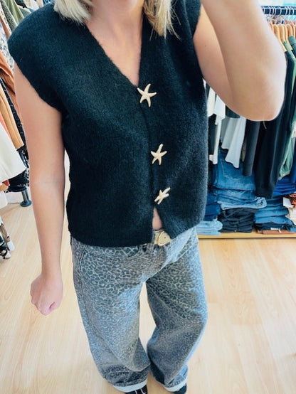 Gilet sans manches noir Robin