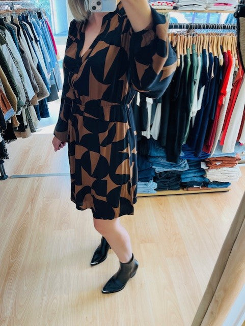 Robe chocolat Sélia