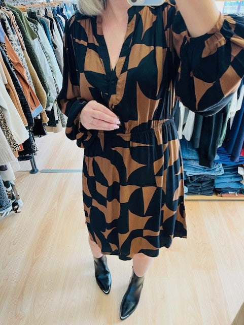 Robe chocolat Sélia