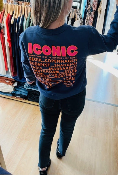 Sweat bleu marine Iconic