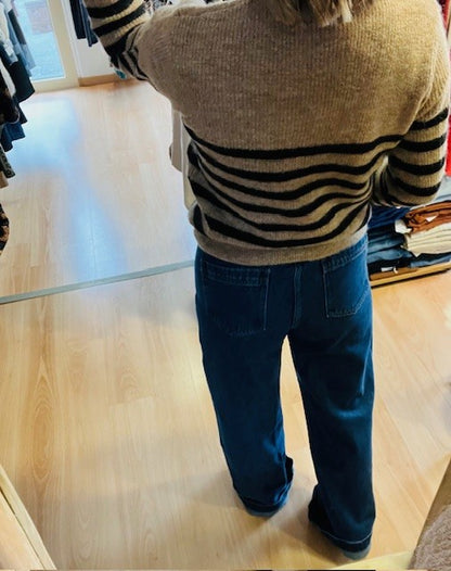 Pull marinière camel Alix