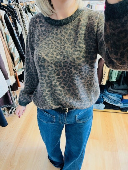 Pull imprimé léopard Santigold