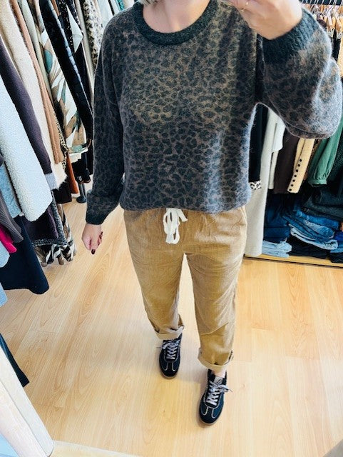 Pantalon en velours côtelé  ocre Liberty